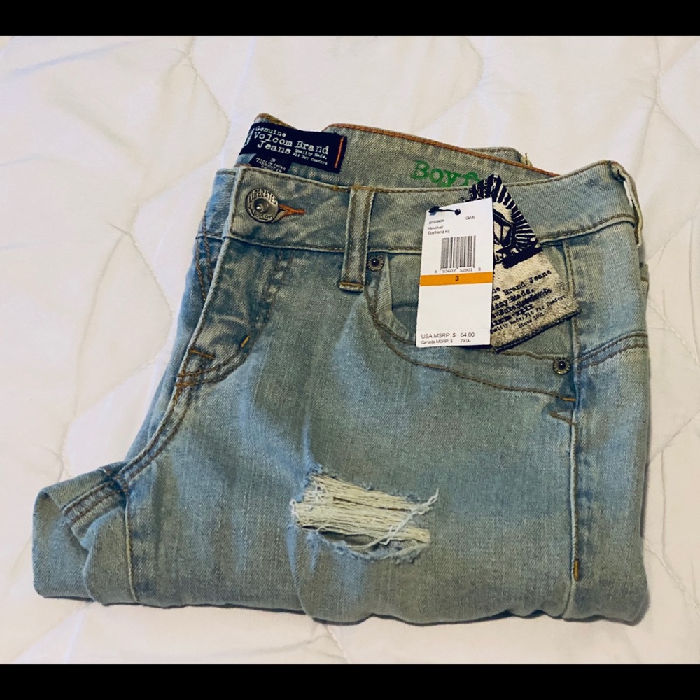 Valcom Revolver Boyfriend Jeans Size 3 NEW NWT